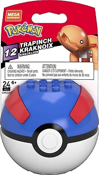 Mega Pokemon Trapinch Construction Set- 24 Pieces