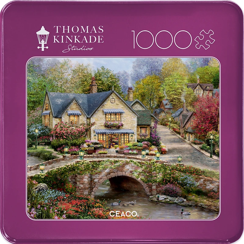 Ceaco Summer In Cobblestone Village Puzzle de 1000 pièces à emboîtement