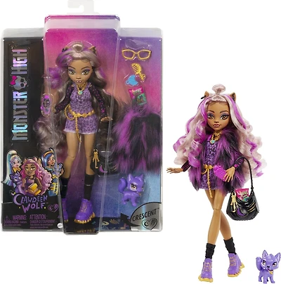 Monster High Clawdeen Wolf Doll, Ages 4+