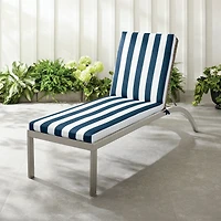 Coussin de chaise longue pour patio Cabana bleu marine Mainstays 188 cm x 55,9 cm x 6,4 cm