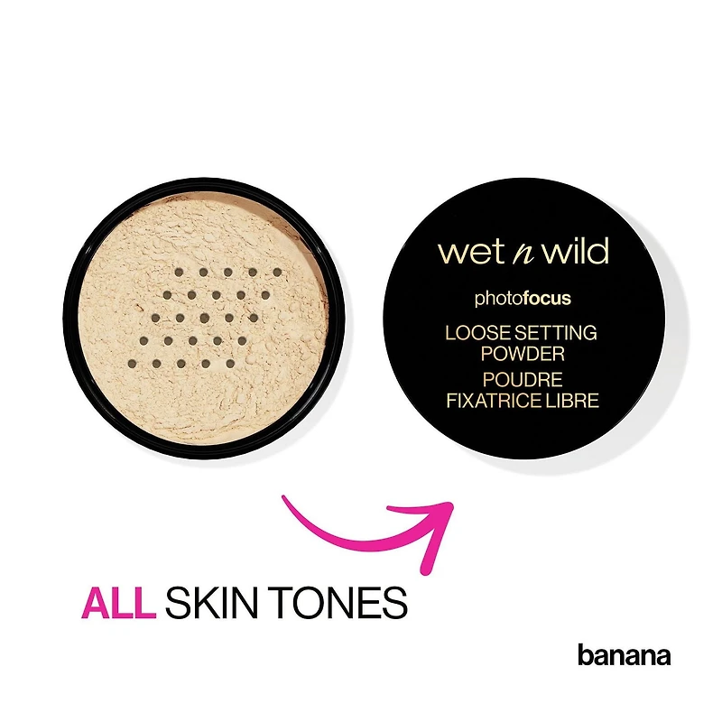 Wet n Wild Photo Focus Loose Setting Powder - Banana, Loose Powder