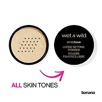 Wet n Wild Photo Focus Loose Setting Powder - Banana, Loose Powder
