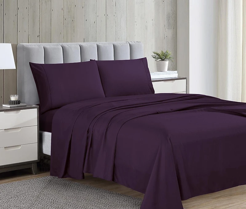1800 Série Ensemble de draps en microfibres