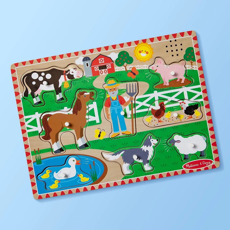 Melissa & Doug Casse-tête sonore de la ferme Old MacDonald