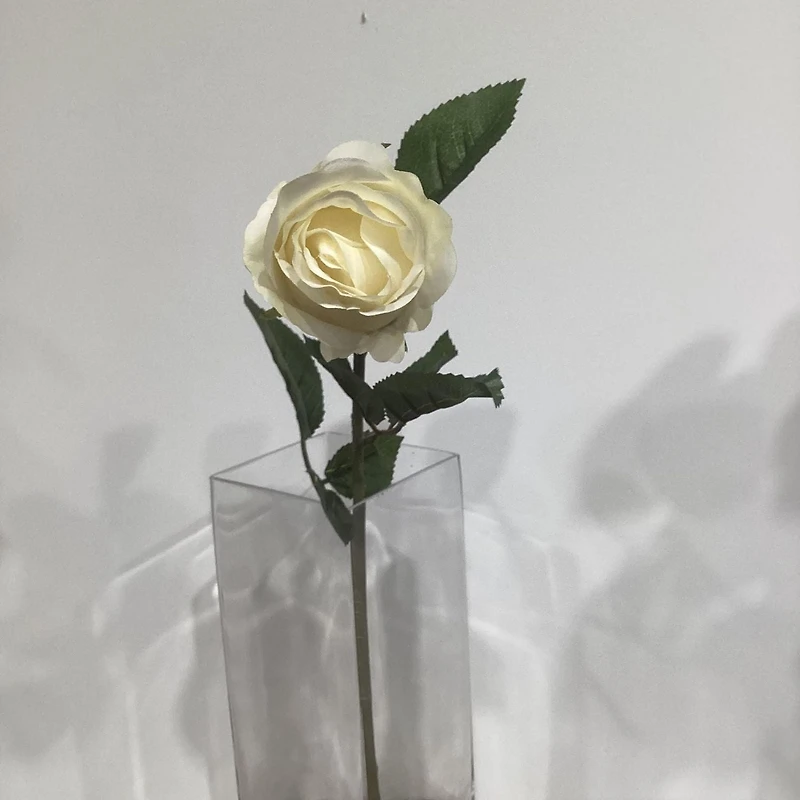 ROSE BUD WHITE, ARTIFICIAL FLOWERS