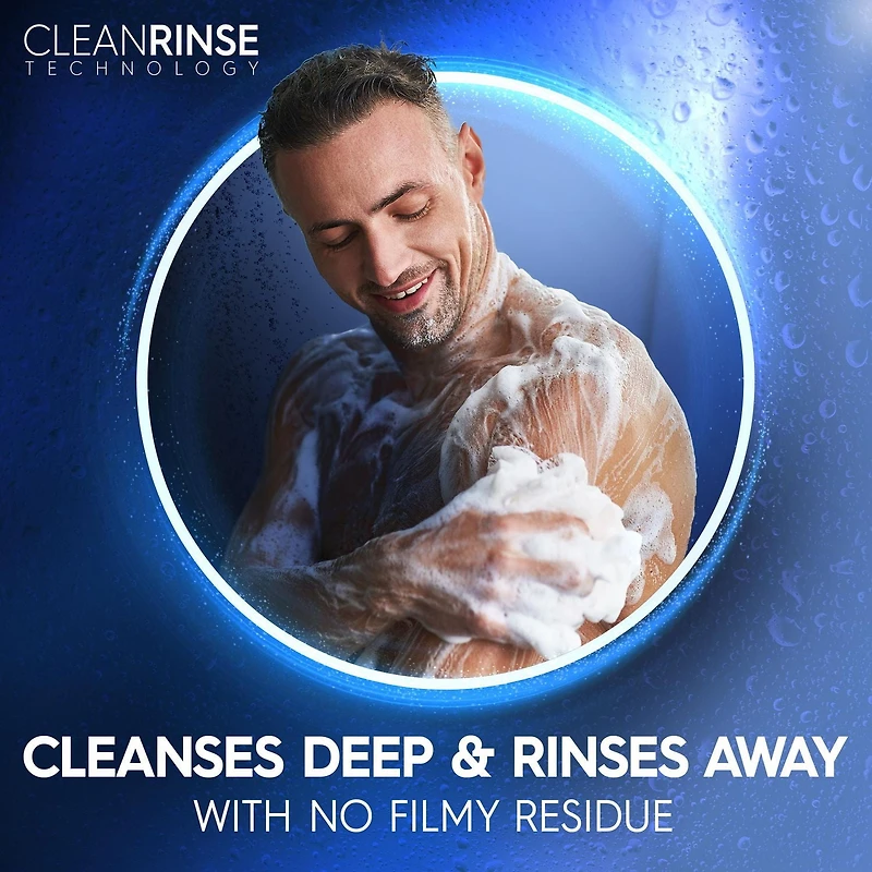 Nettoyant pour le corps, les cheveux et le visage 3-en-1 Dial Men, parfum de bois d'ambre, 473 ml, testé par des dermatologues, sans silicones, parabènes ni phtalates 1 bouteille, 473 ml