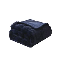 Jeté en simili fourrure de polyester cisaillé HOMETRENDS