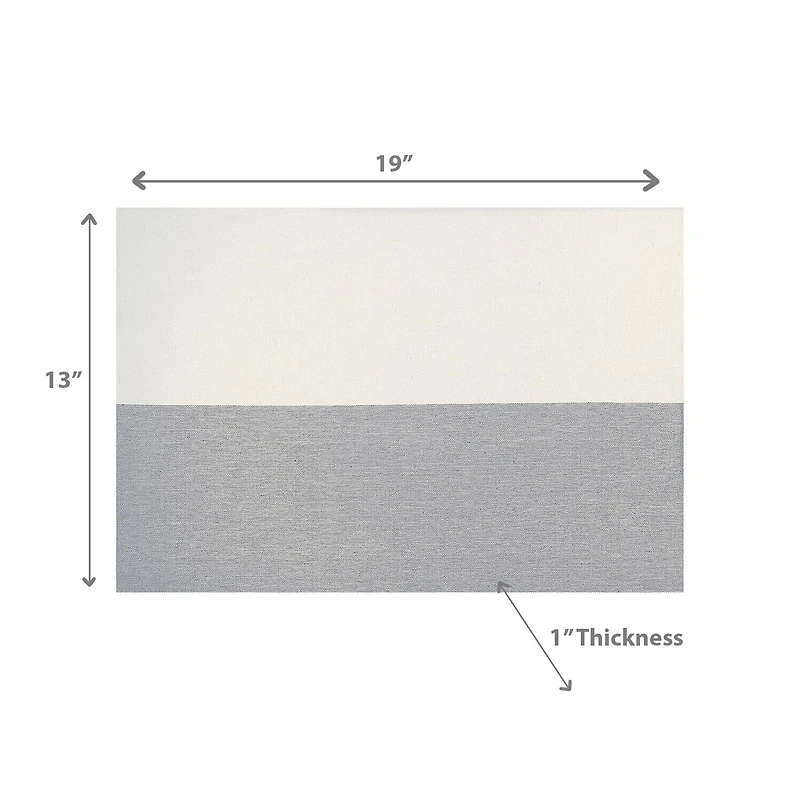 Fused Placemat Block Print Drizzle - Set of 12