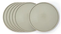 Ensemble de 6 assiettes à dîner Fiona