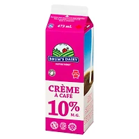Brum's 10% M.F Coffee Cream
