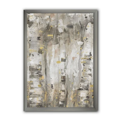 Designart The Modern Grey Forest II Framed Wall Art