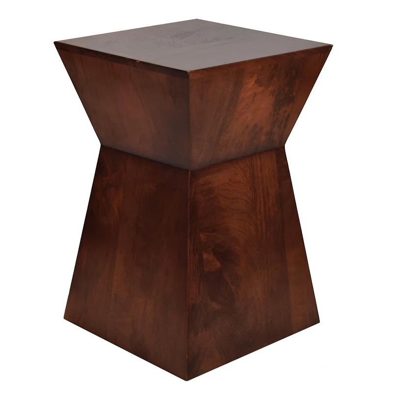 hometrends Wood Block Accent Table