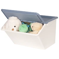 Neatfreak Kids facile d’accès grand bac empilable, Plastique BLEU