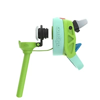 Contigo Kids Aubrey Straw Water Bottle, Leak-Proof, BPA-Free, Dishwasher Safe, Cool Lime Jade Vine, 14 oz (414 mL)