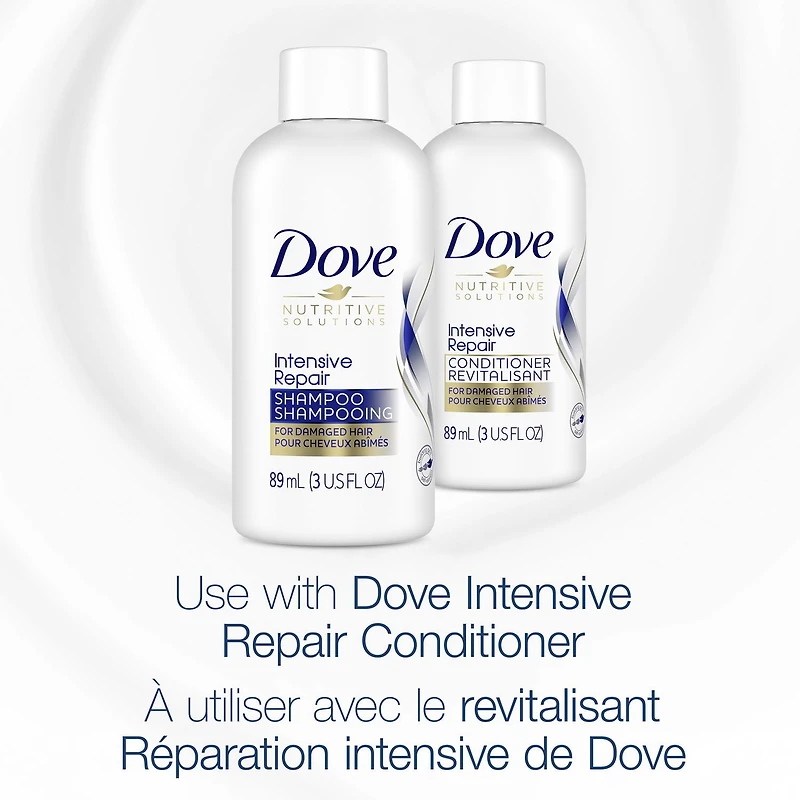 Dove Intensive Repair Travel Shampoo, 89 ml Shampoo