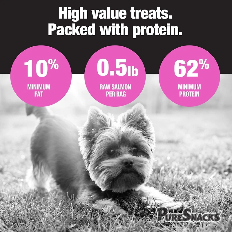 Mini-PureSnacks Freeze Dried Trainers, Salmon, 57g, 57g | 2.0oz