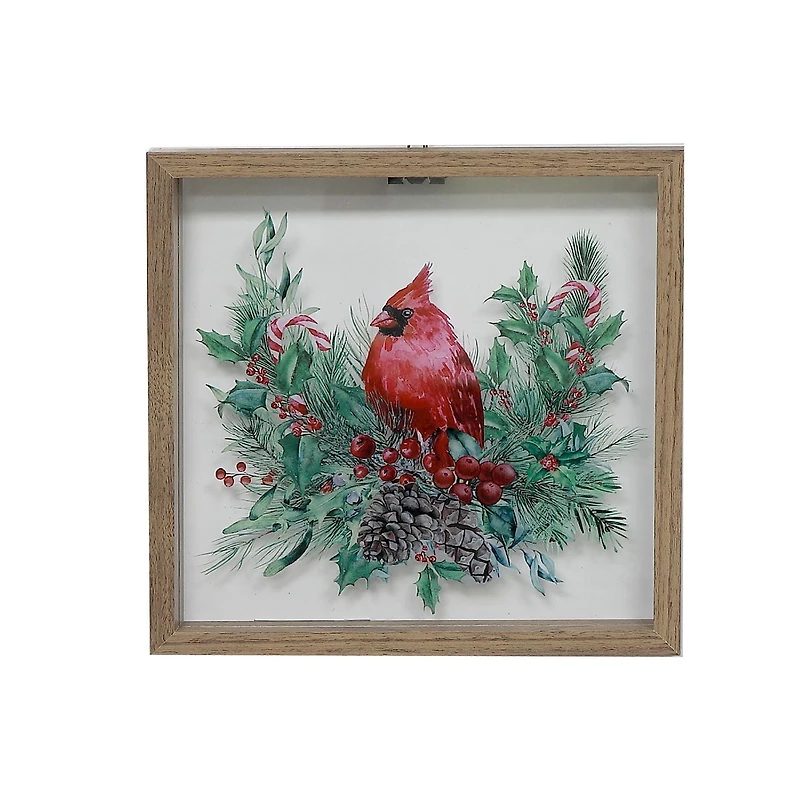 Art Mural En Verre Cardinal