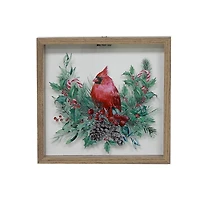Art Mural En Verre Cardinal