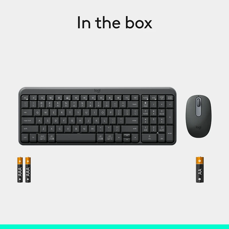 Logitech MK250 Bluetooth Wireless Mouse and Keyboard Combo
