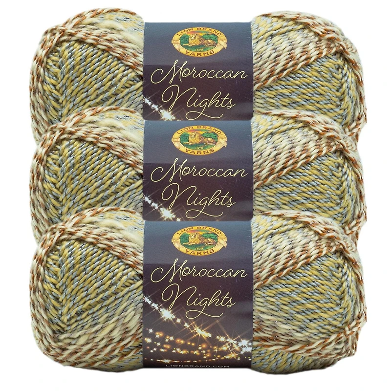 Lion Brand Moroccan Nights Yarn (3-Pack) - Magic Carpet