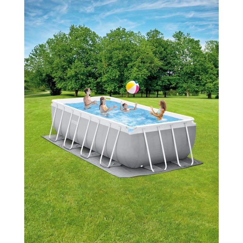 Ensemble de piscine rectangulaire Prism Frame Intex 16 pi x 8 pi x 42 po