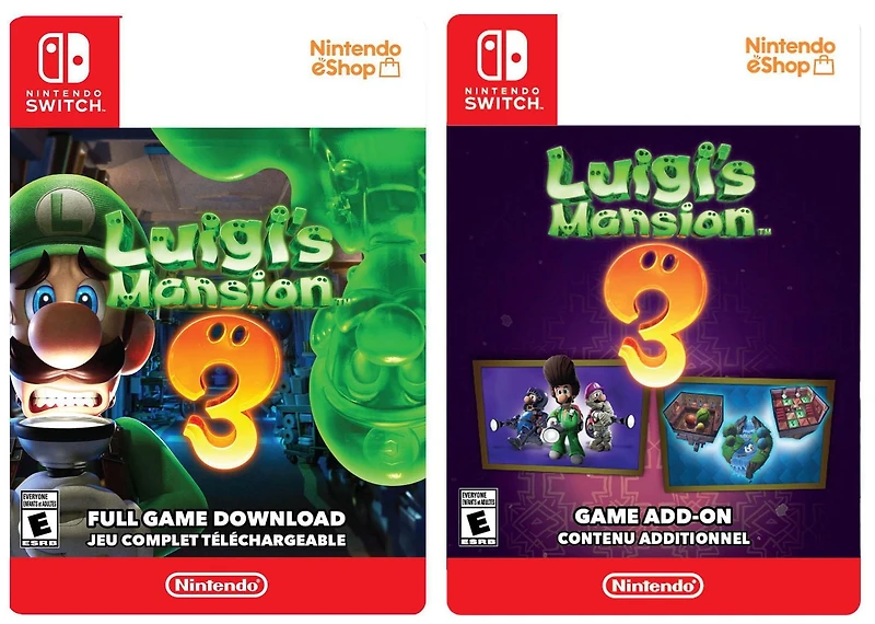 Luigi's Mansion 3+ Luigi's Mansion 3: Multiplayer Pack DLC Bundle - Nintendo Switch [Download]
