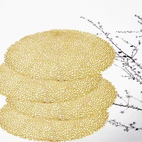 Arbre Round Vinyl Placemat 38 cm Set of 4