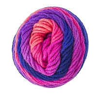 Red Heart Super Saver Yarn, Stripes, Acrylic #4 Medium, 5oz/142g, 236 Yards