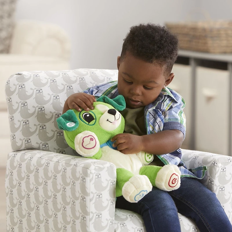 LeapFrog Mon Ami Scout, peluche pour bébé, musique et berceuses, contenu éducatif pour les bébés et les jeunes enfants