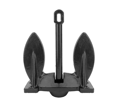 Blue Dog Marine Ancre marine avec revêtement en vinyle, ancre marine BoatTector de 15 lb avec une excellente tenue et une récupération facile dans l'herbe lourde, les mauvaises herbes, les roches et l