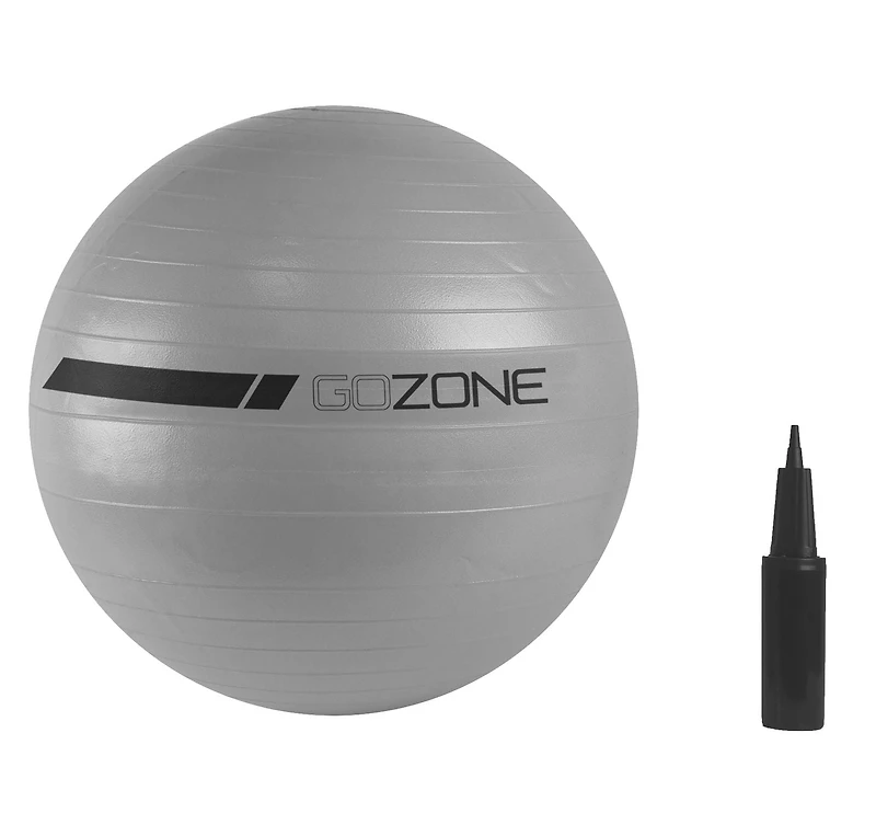 Ballon d’exercice GoZone Pompe à main incluse