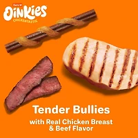 Oinkies Chickentastic Tender Bullies 18pk, Chicken, Beef Flavoured