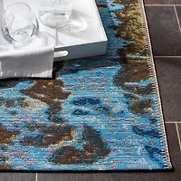 SAFAVIEH Barbados Dusk Waves Outdoor Area Rug