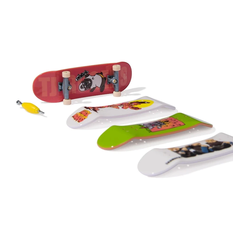 Tech Deck, Ultra DLX Fingerboard 4-Pack, SK8MAFIA Skateboards, Collectible and Customizable Mini Skateboards, Kids Toys for Ages 6 and up