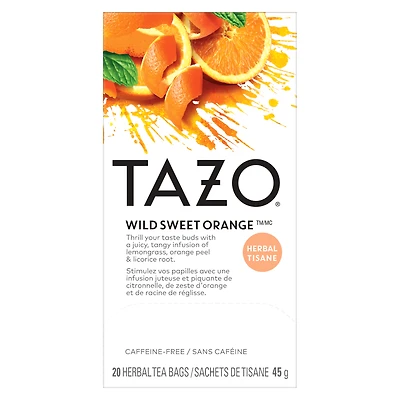 TAZO Wild Sweet Orange Herbal Tea