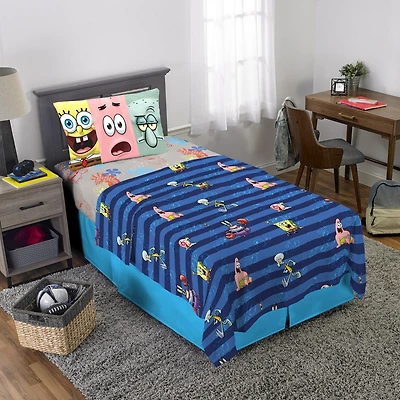 Spongebob "Bubbles Bubbles" Twin Sheet Set