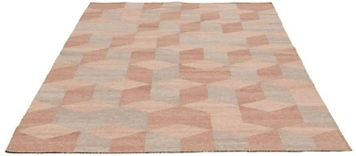ECARPETGALLERY Tapis Fait à la Main pour Salon, Salle à Manger et Chambre à Coucher Transitionnel Collection Organique & Pure 5'1" x 8'1" en Gris