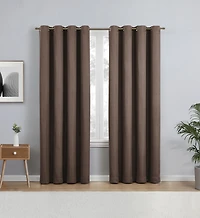 Eclipse Heath 63" Grommet Blackout Window Panel, 1 Panel: 52"x63"