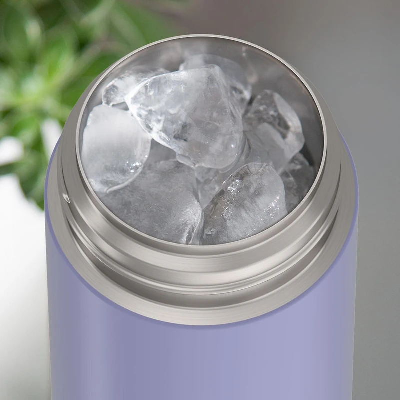 Thermos Kids Vacuum Insulated Funtainer Water Bottle with Flip Up Straw, 355ml, Lavender, ,12 OZ Bottle