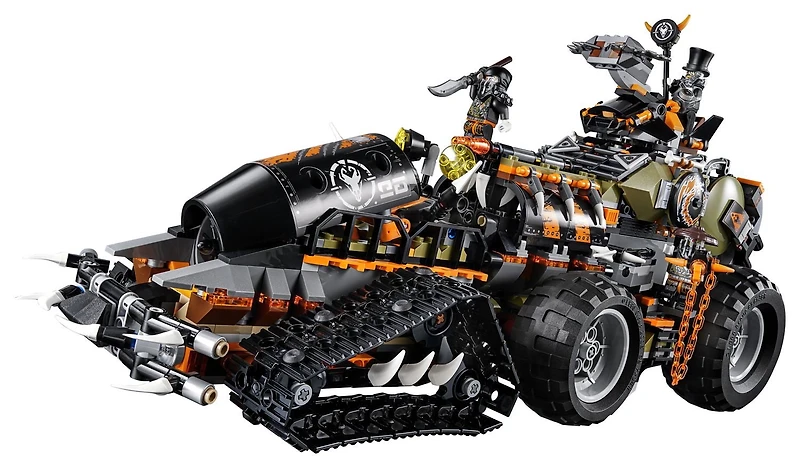 LEGO NINJAGO Masters of Spinjitzu: Dieselnaut 70654 Building Kit (1179 Piece)