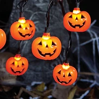 Way to Celebrate 10-Count Incandescent  Halloween String Lights, Pumpkin