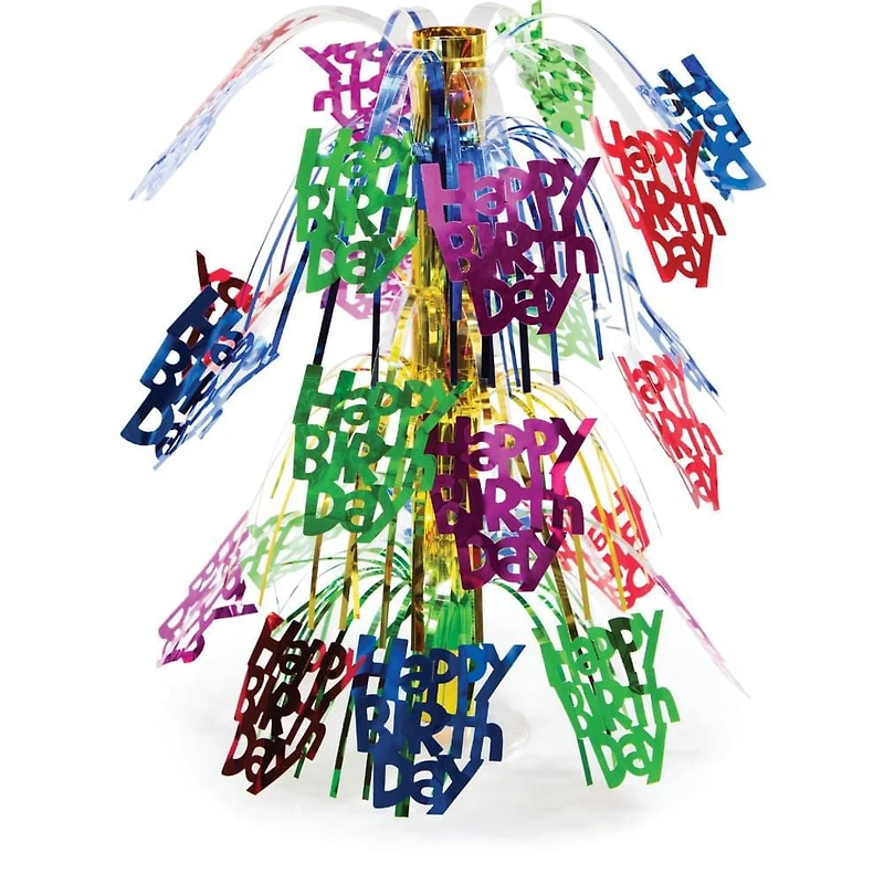 Happy Birthday Foil Centerpiece 18", Centerpiece HBD 18"