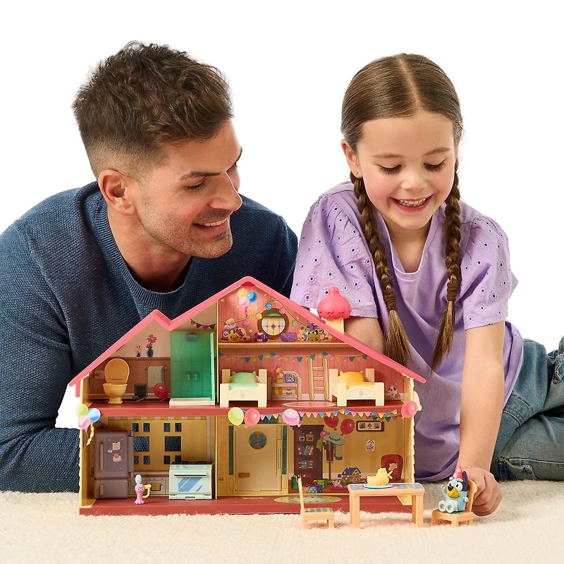 Coffret de jeu pour la fête d'anniversaire de BLUEY Anniversaire Bluey inclus