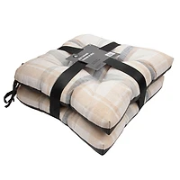 Hometrends 2-pack chairpads, 15"x15", tufted construction, Chair pad. Pack of 2