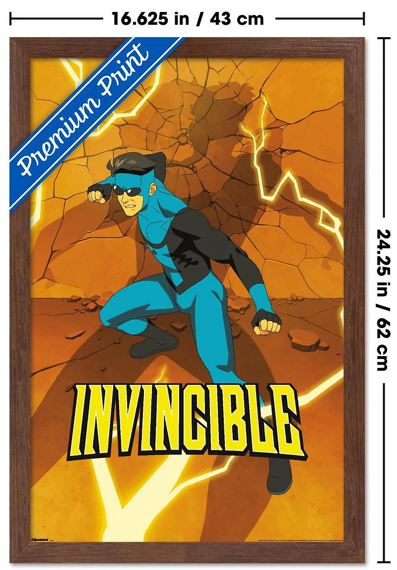 Invincible: Season 3 - Blue Suit Teaser One Sheet Wall Poster