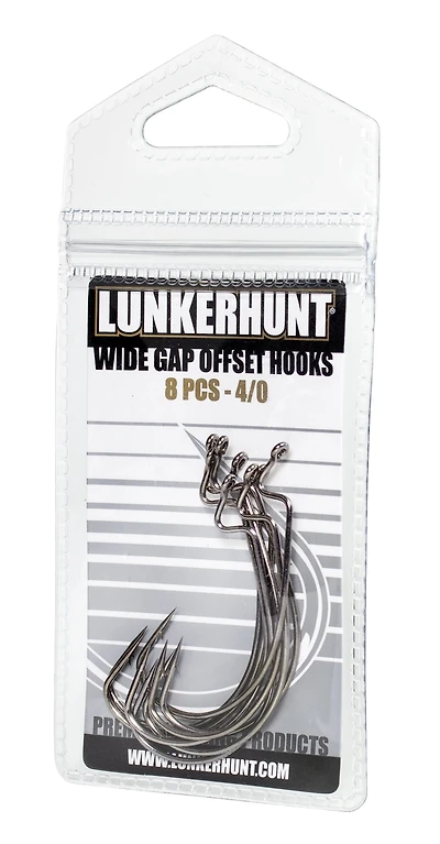 Lunkerhunt - Offset Wide Gap Hook - 4/0
