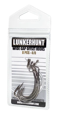 Lunkerhunt - Offset Wide Gap Hook - 4/0