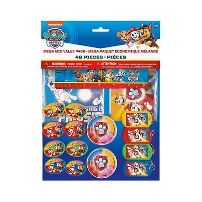 Paw Patrol Favor Pack, 48ct, 6 favors, 8 each