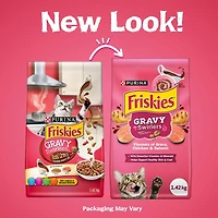 Friskies Gravy Swirlers, Dry Cat Food, 1.42-7.26 kg
