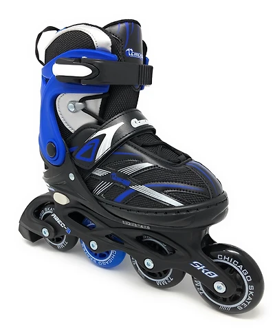 Chicago Skates - Patins à roues alignées ajustables bleus MA7